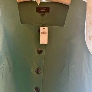 Banana Republic Teal Sleeveless Dress